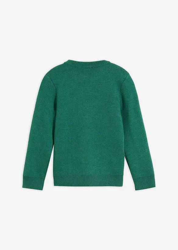 Finstickad tr&ouml;ja med julmotiv, bonprix