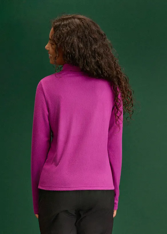 V&auml;rmande topp med l&aring;nga &auml;rmar (2-pack), bonprix