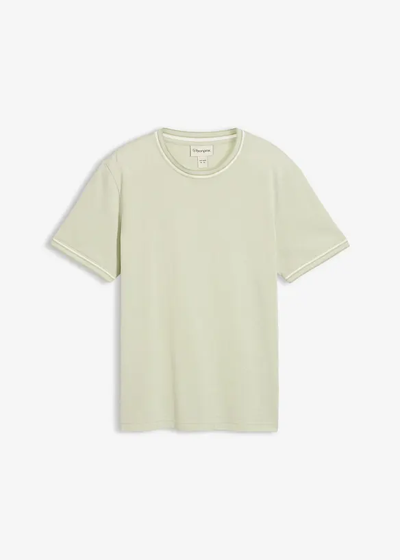 T-shirt i pik&eacute; av ekologisk bomull, bonprix