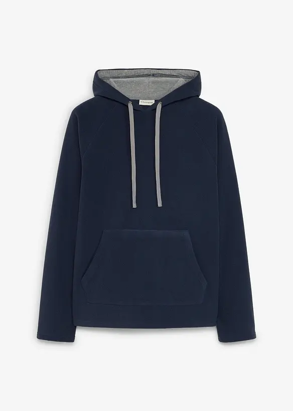 Fleecetr&ouml;ja med huva, bonprix