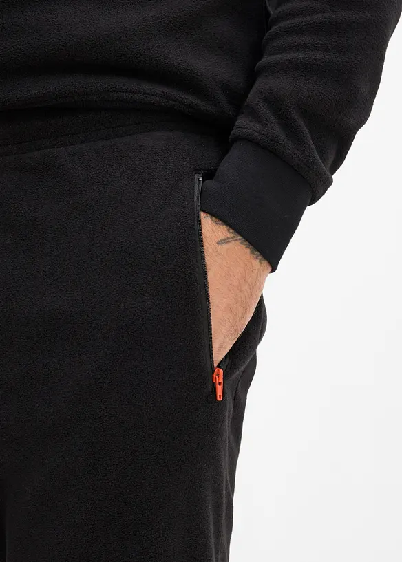 Joggingbyxa av fleece, Regular Fit, bonprix