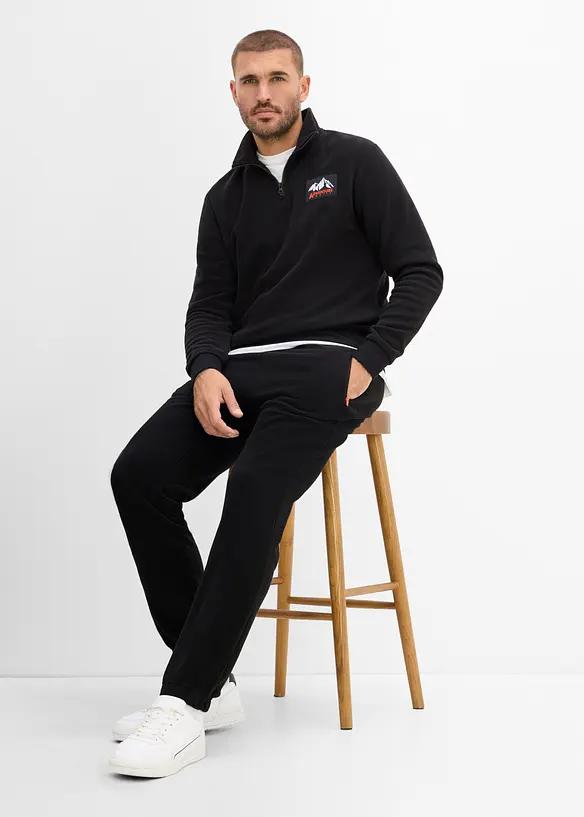 Joggingbyxa av fleece, Regular Fit, bonprix
