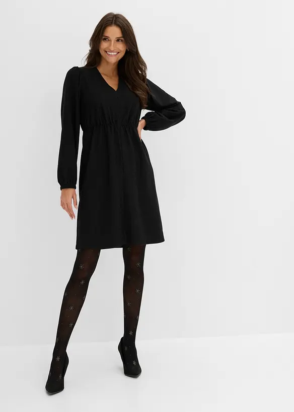 Tunn strumpbyxa med julmotiv 40 DEN, bonprix