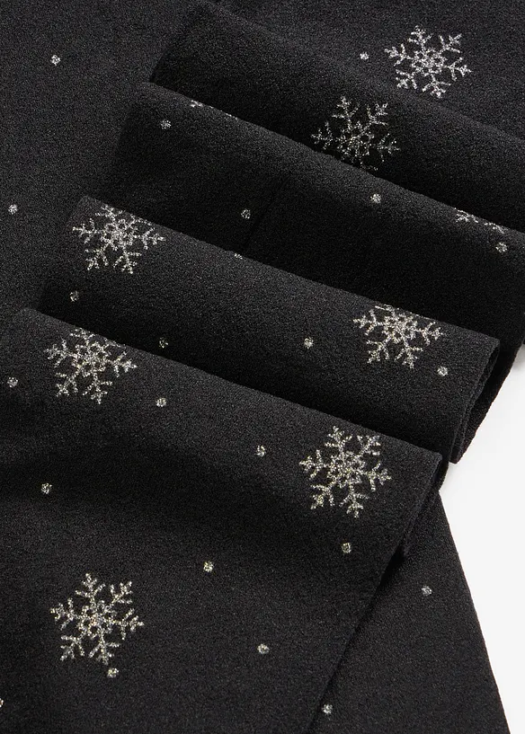 Tunn strumpbyxa med julmotiv 40 DEN, bonprix