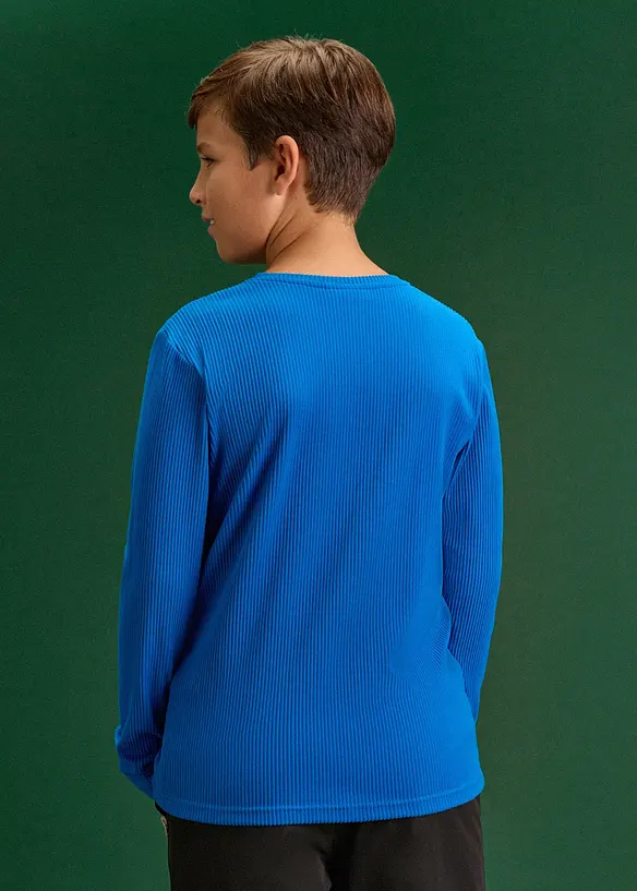 L&aring;ng&auml;rmad T-shirt i v&auml;rmande material (2-pack), bonprix