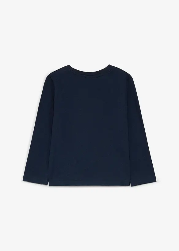 L&aring;ng&auml;rmad T-shirt med v&auml;ndbara paljetter, bonprix