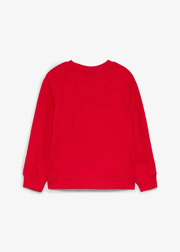Sweatshirt i ekologisk bomull med julmotiv, bonprix