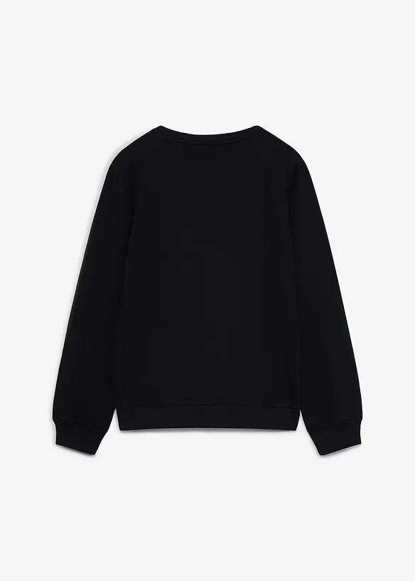 Sweatshirt i ekologisk bomull med julmotiv, bonprix