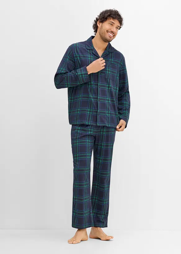 Pyjamas i mjuk flanell, bonprix