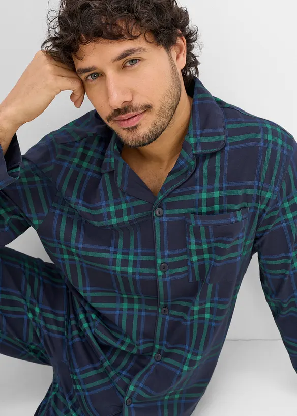 Pyjamas i mjuk flanell, bonprix
