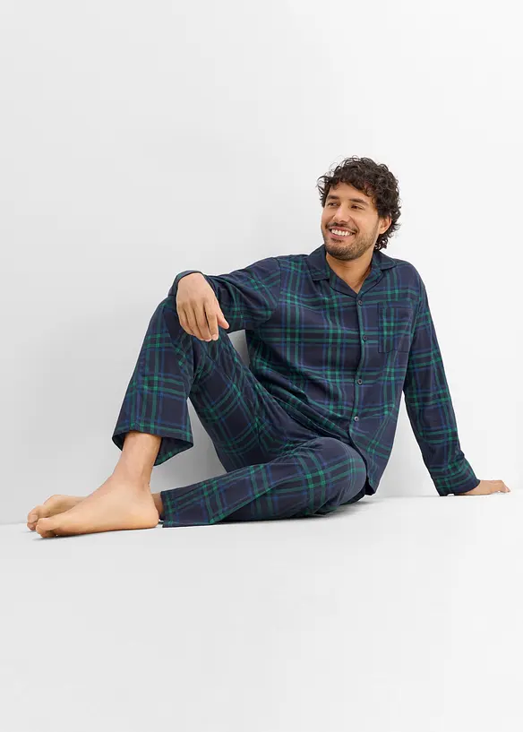 Pyjamas i mjuk flanell, bonprix