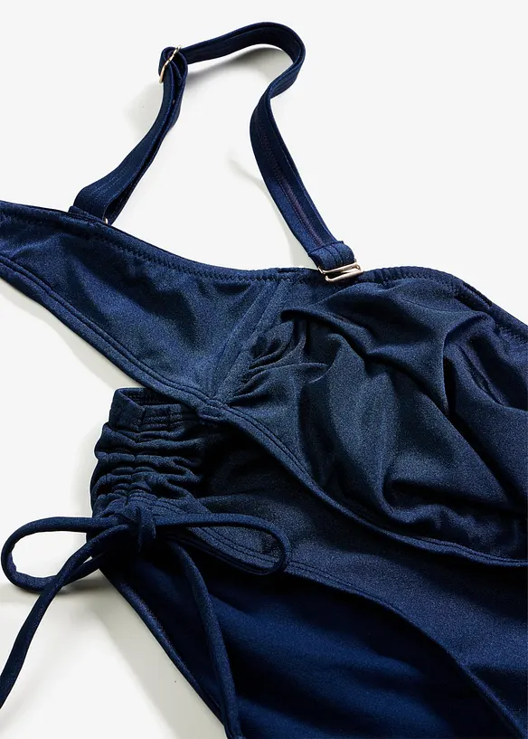Balconettebikini i glansigt material (2 delar), bonprix
