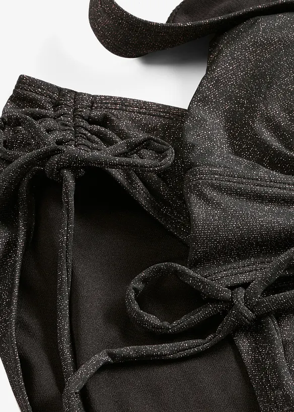 Bikini i glittrigt material (2 delar), bonprix