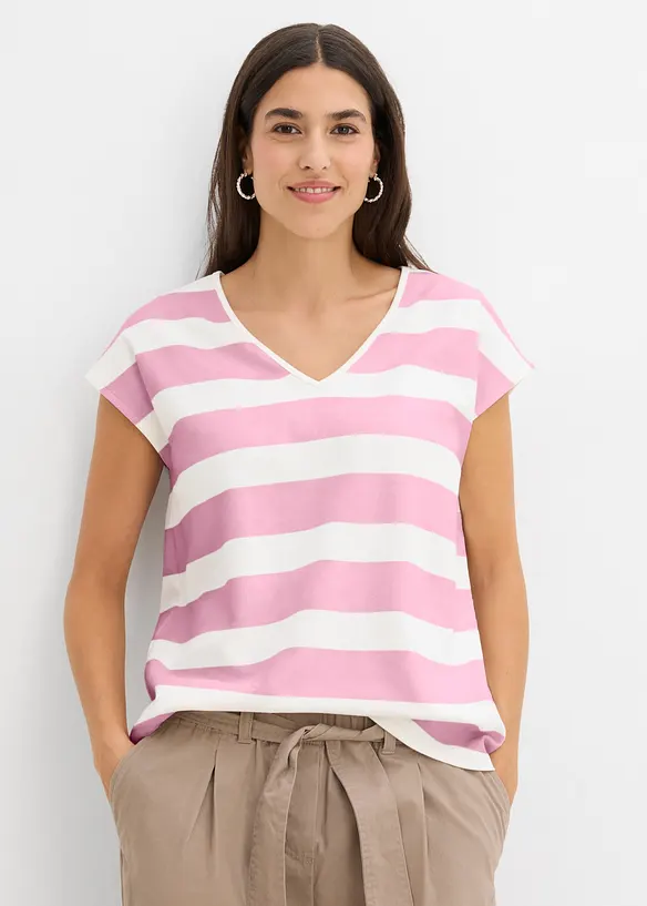 Randig topp, bonprix