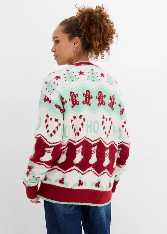 Julm&ouml;nstrad cardigan, bonprix