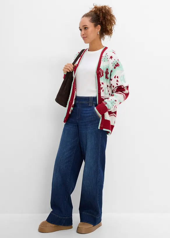Julm&ouml;nstrad cardigan, bonprix