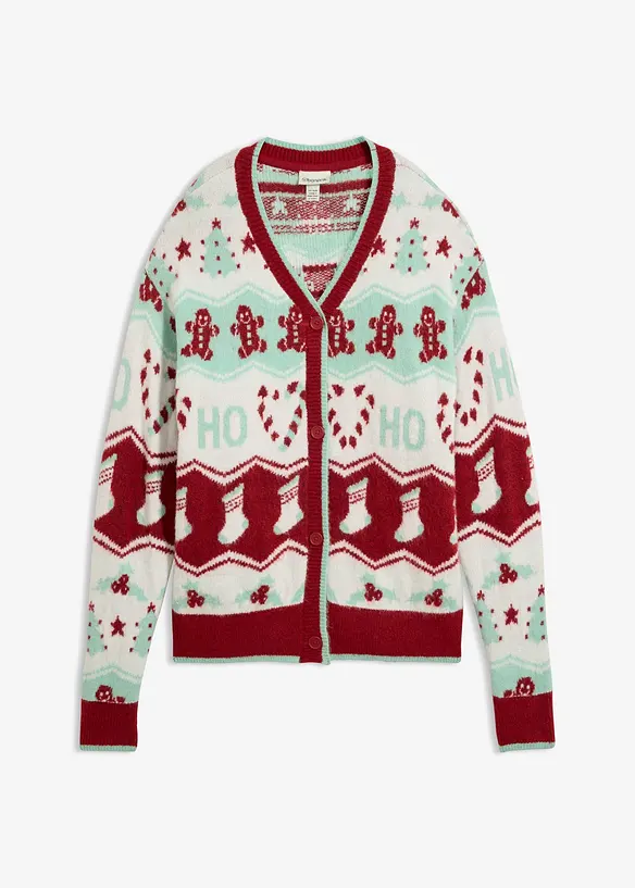 Julm&ouml;nstrad cardigan, bonprix