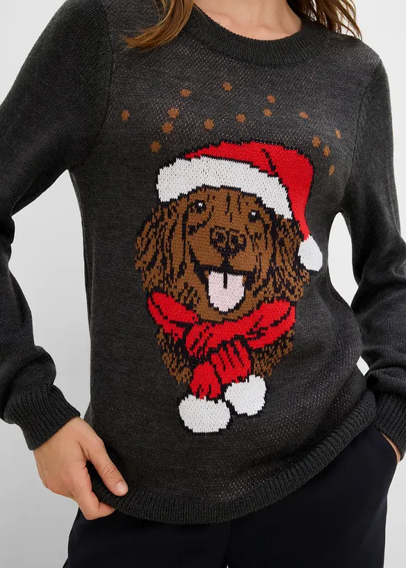 Jultr&ouml;ja med s&ouml;tt hundmotiv, bonprix