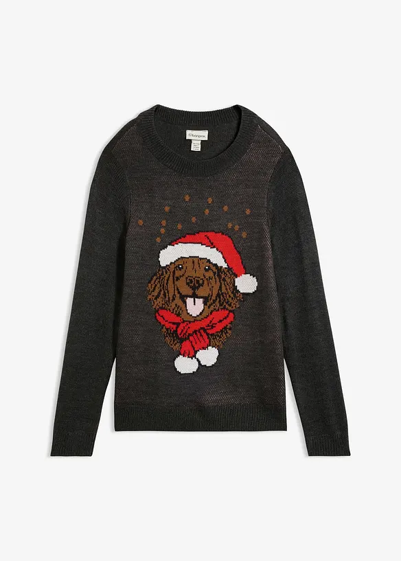 Jultr&ouml;ja med s&ouml;tt hundmotiv, bonprix