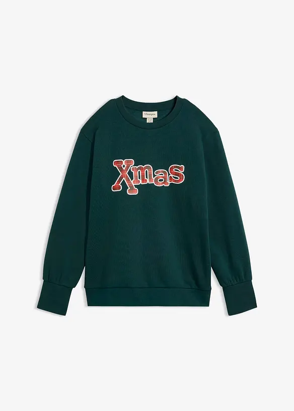 Sweatshirt av bomullsmix, bonprix