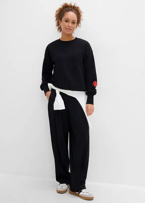 Sweatshirt av bomullsmix, bonprix