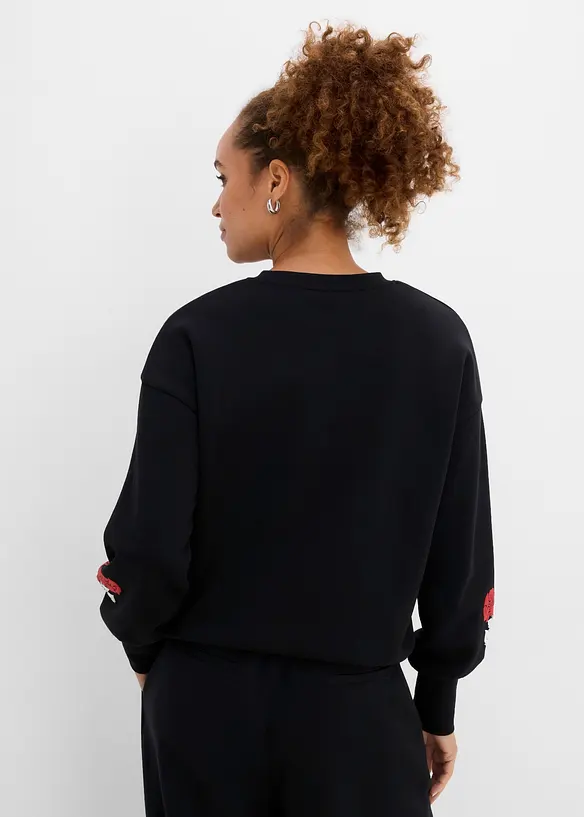 Sweatshirt av bomullsmix, bonprix