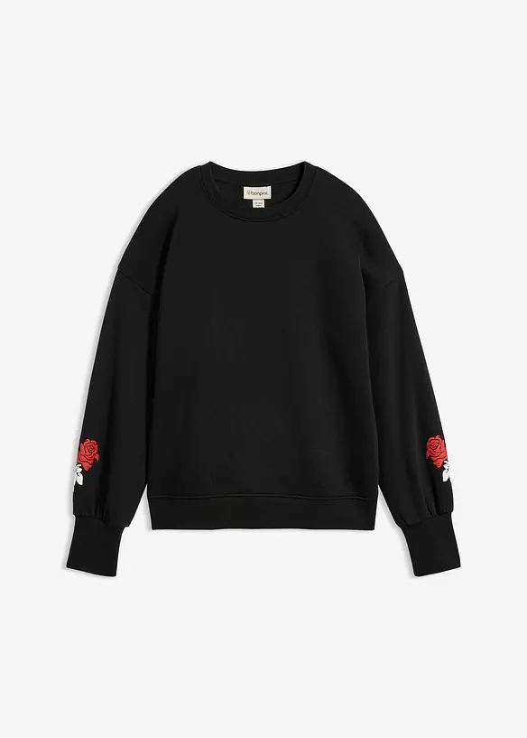 Sweatshirt av bomullsmix, bonprix