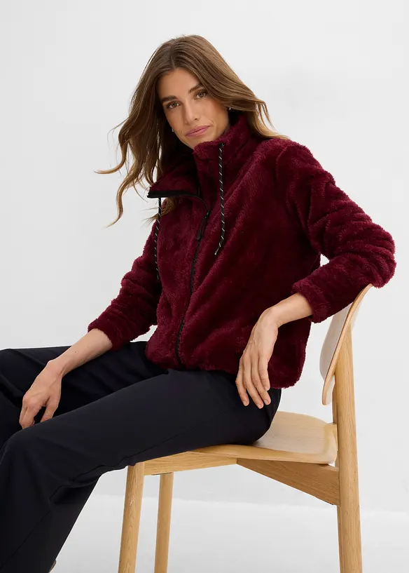 Jacka i teddyfleece, bonprix