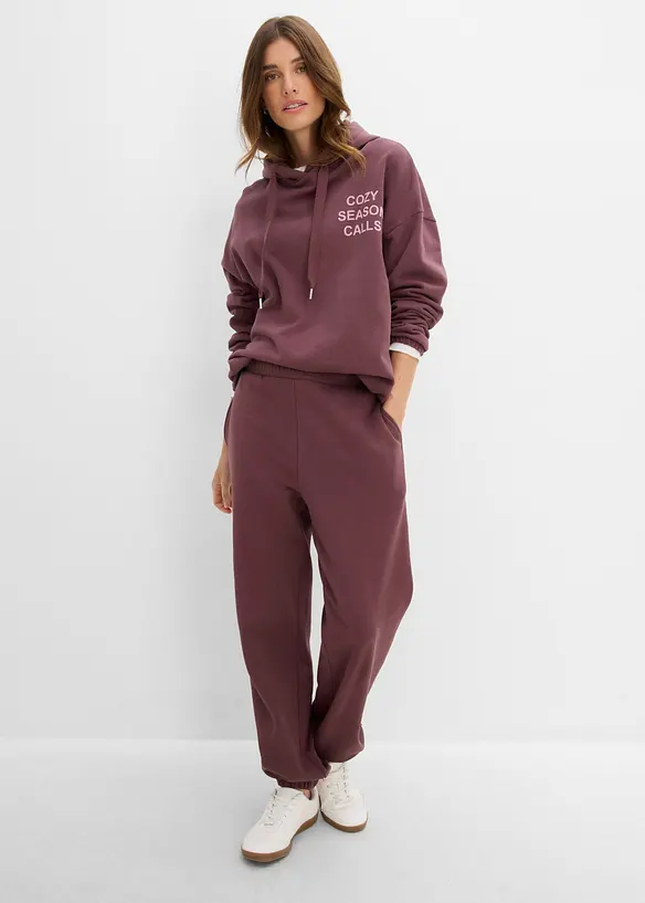 Oversizesweatshirt i ren bomull, bonprix