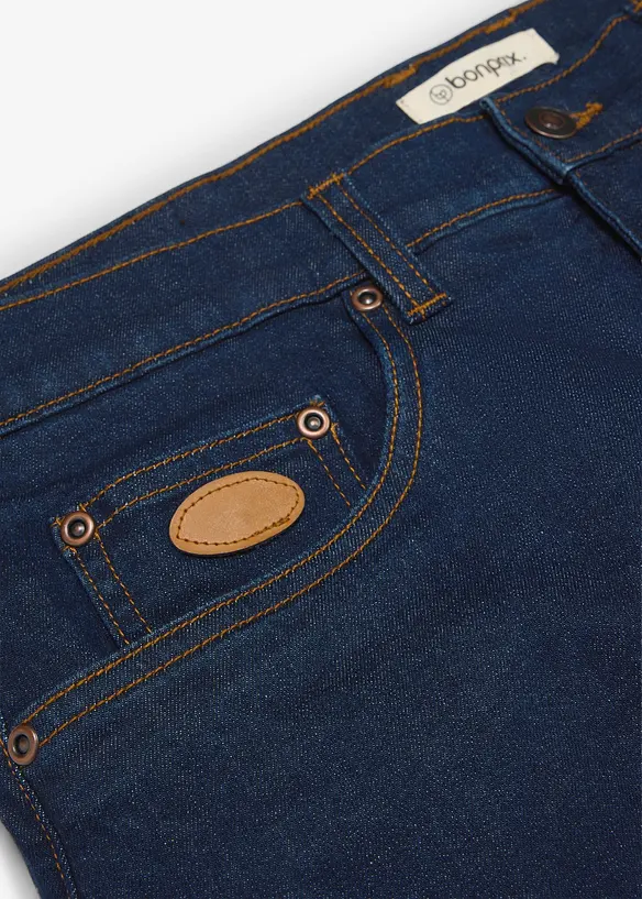 Jeans med v&auml;rmande fleecefoder, Classic Fit, bonprix