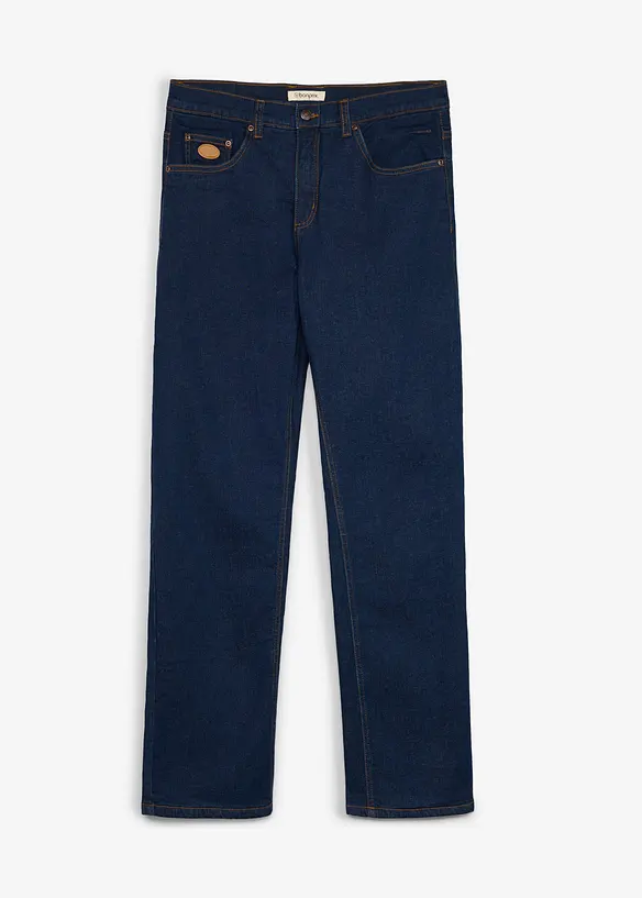 Jeans med v&auml;rmande fleecefoder, Classic Fit, bonprix