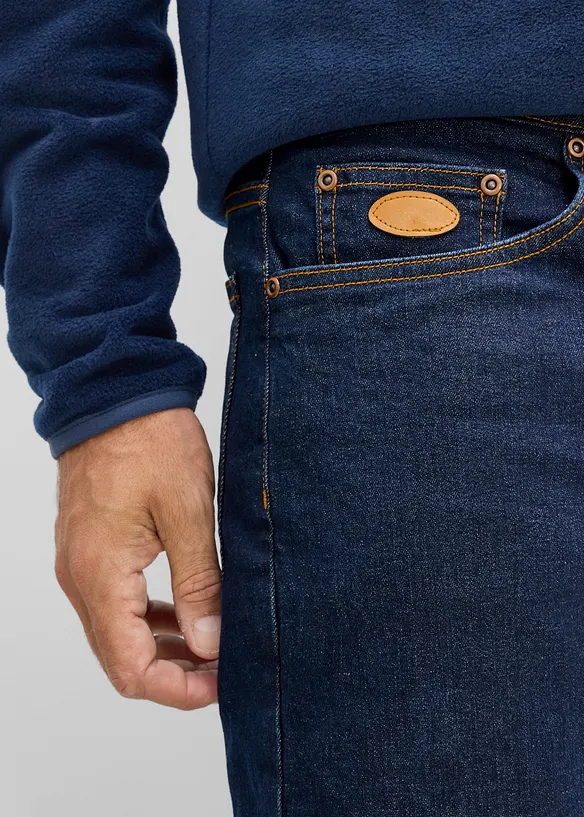 Jeans med v&auml;rmande fleecefoder, Classic Fit, bonprix