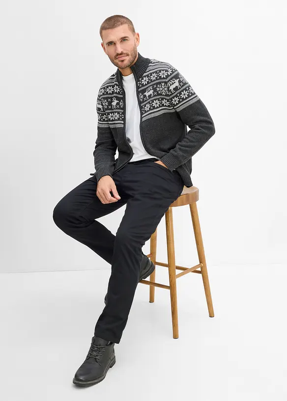 Lusem&ouml;nstrad cardigan i Regular Fit, bonprix