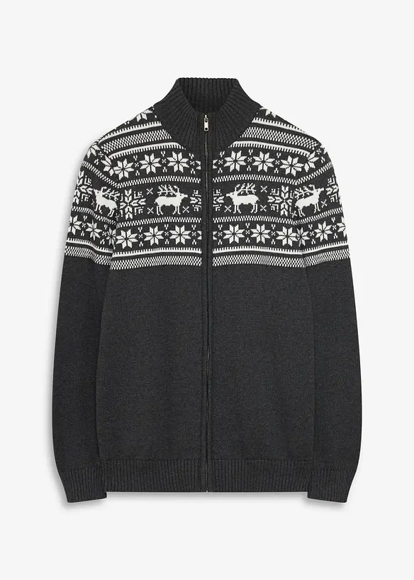 Lusem&ouml;nstrad cardigan i Regular Fit, bonprix