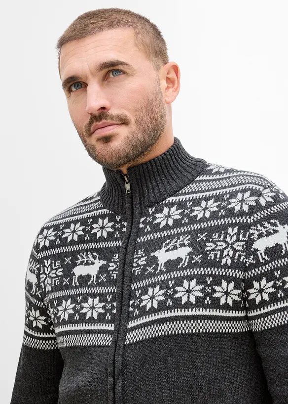 Lusem&ouml;nstrad cardigan i Regular Fit, bonprix