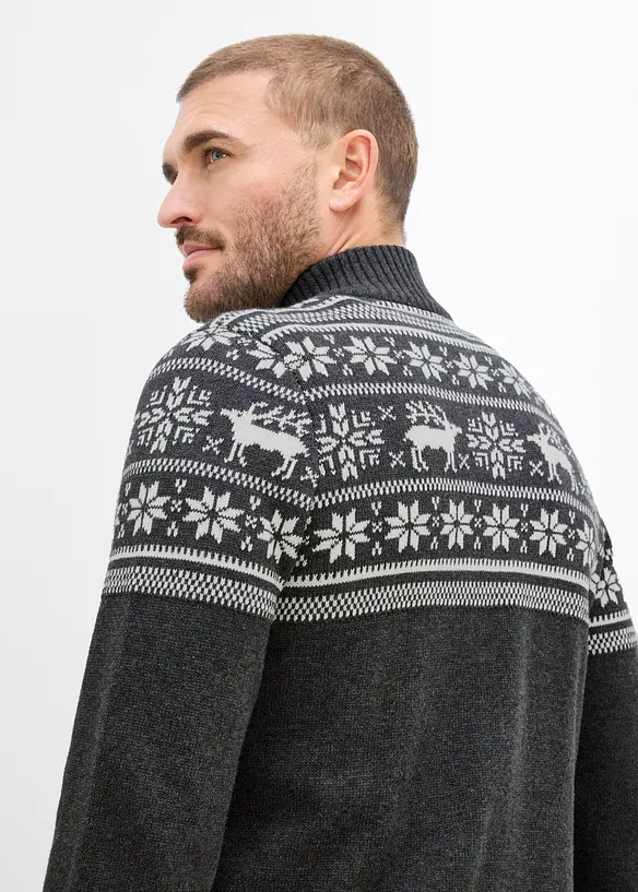 Lusem&ouml;nstrad cardigan i Regular Fit, bonprix