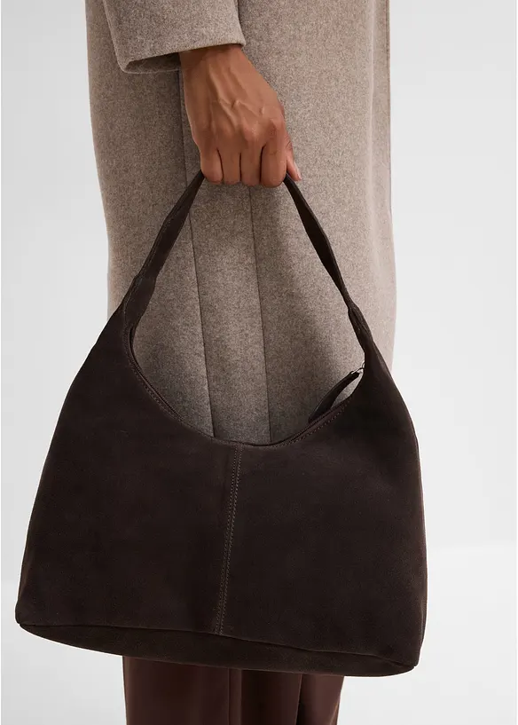 Shoppingv&auml;ska i mockaskinn, bonprix