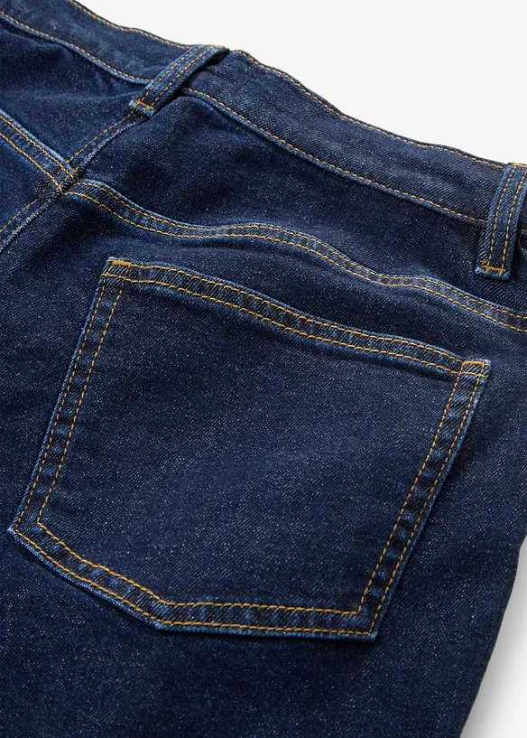 Jeans med h&ouml;g midja, Straight, bonprix