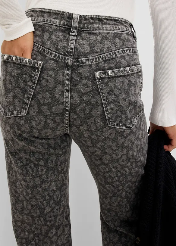 Jeans i Straight modell med High Waist, bonprix
