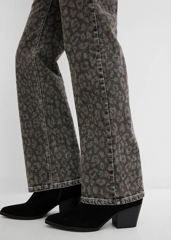 Jeans i Straight modell med High Waist, bonprix