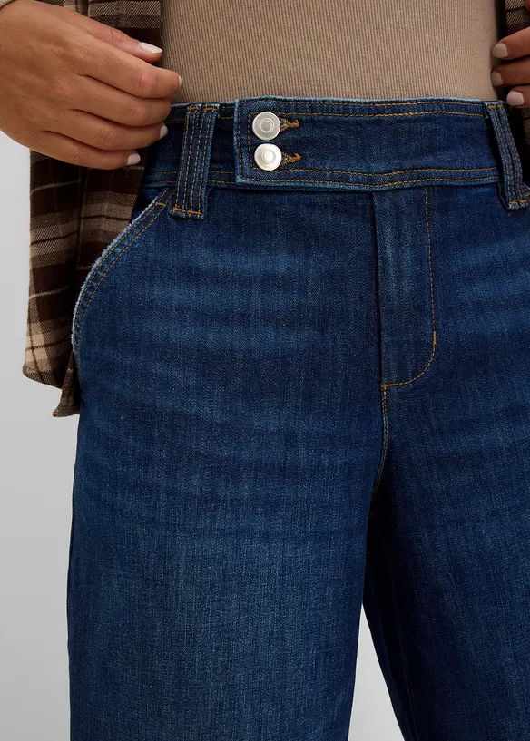 Jeans med Wide Leg och High Waist, bonprix