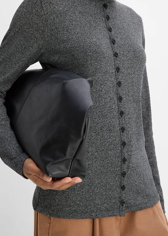 L&aring;ng&auml;rmad topp med knappsl&aring;, bonprix