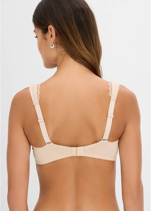 BH med bygel och ekologisk bomull (3-pack), bonprix