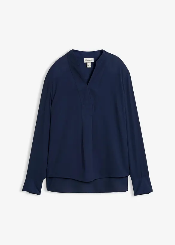 A-linjeformad chiffongblus, bonprix