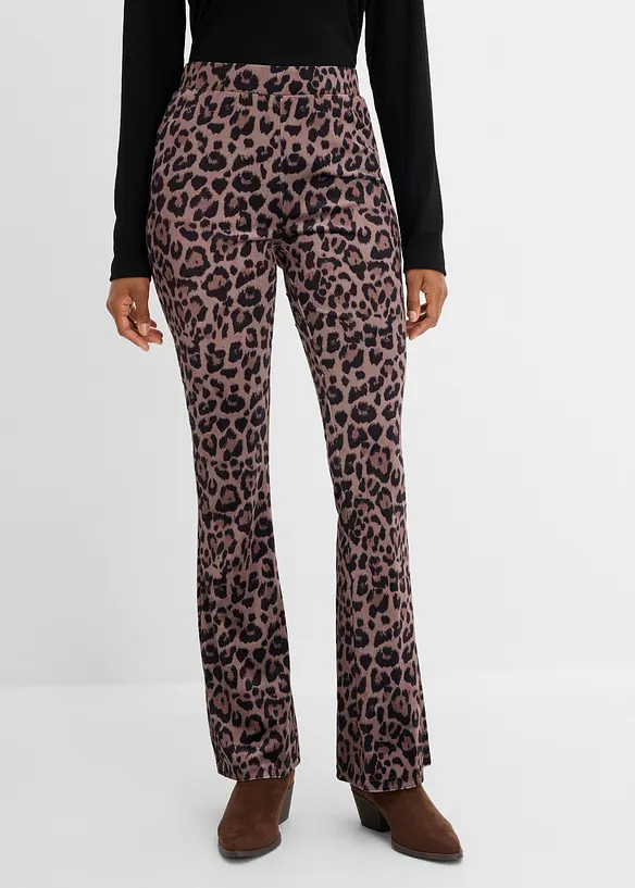 Leggings i mjuk sammet, bonprix