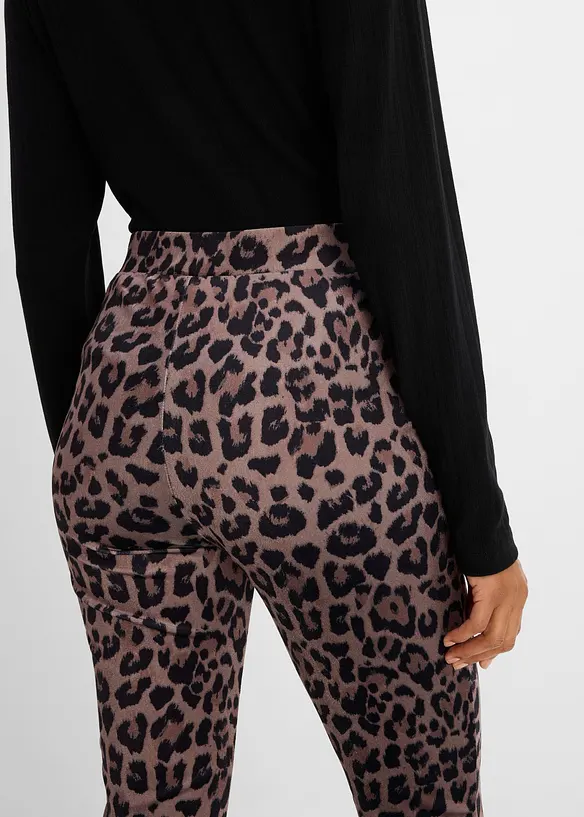 Leggings i mjuk sammet, bonprix