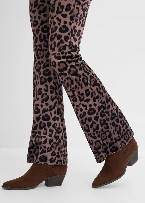 Leggings i mjuk sammet, bonprix