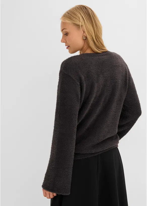 Mjuk tr&ouml;ja med vida &auml;rmar, bonprix