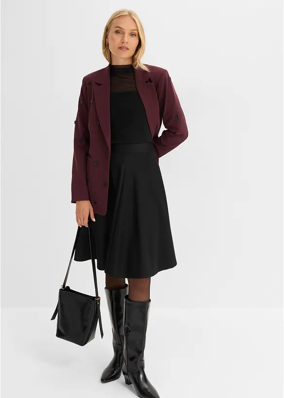 Oversizekavaj med fina detaljer, bonprix