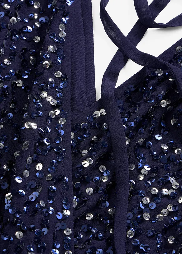 Jumpsuit med paljettbroderi, bonprix
